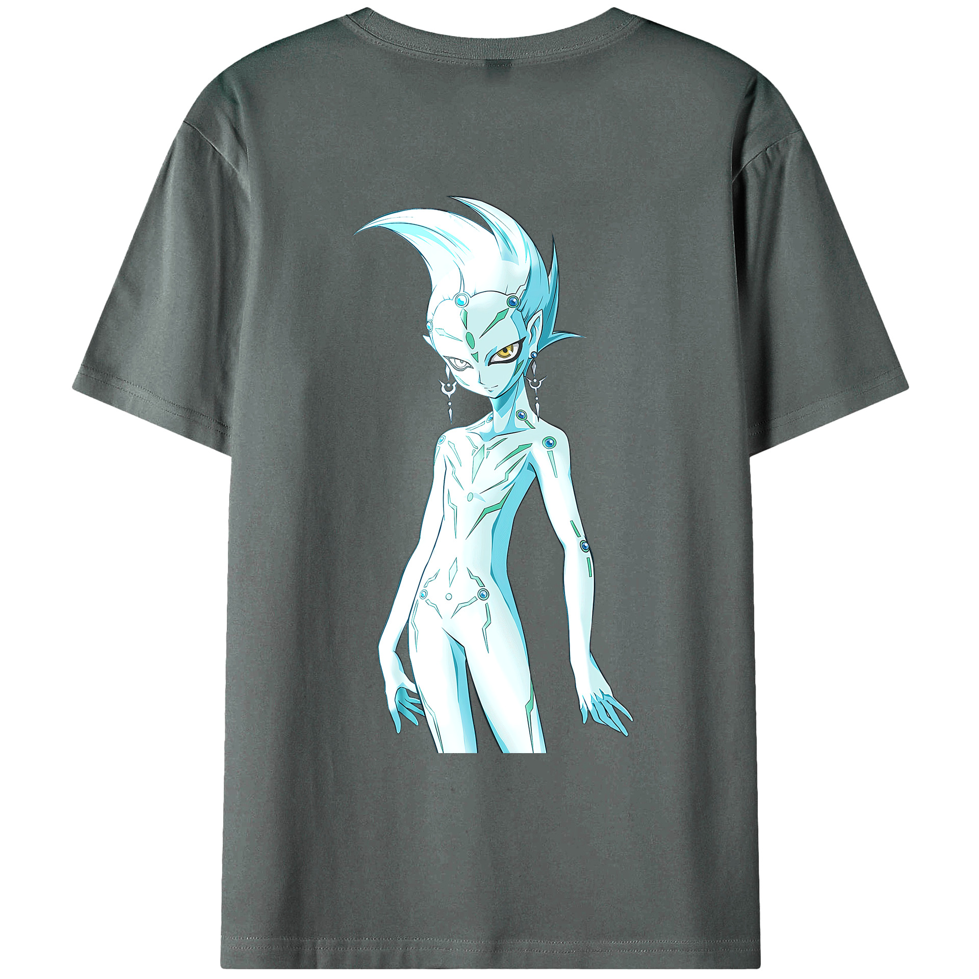 （画像用） 遊☆戯☆王 Yu-Gi-Oh! 綿100％ メンズ半袖Tシャツ（バックプリント） 通気性